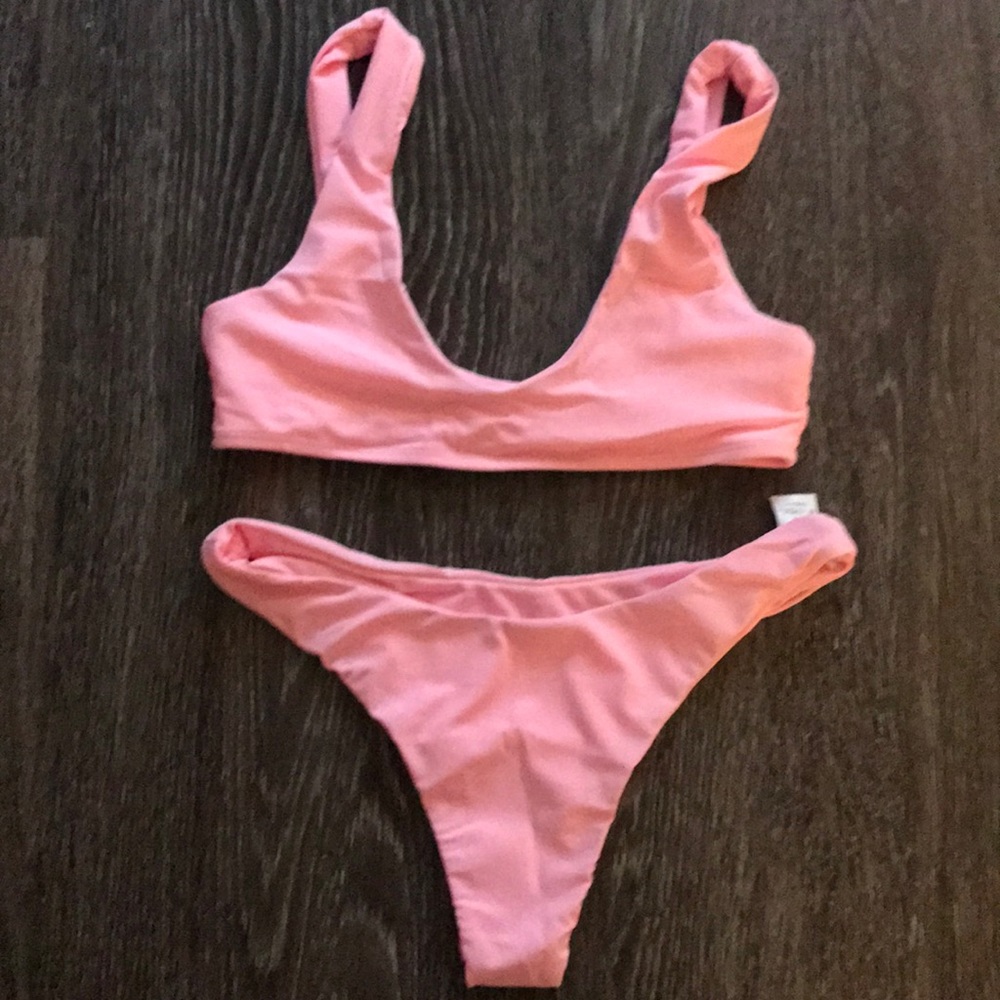 Pink bikini